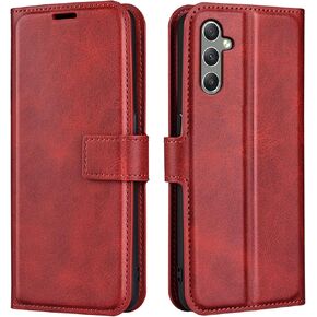 Flip Case for Samsung A24 Wallet PU Leather Magnetic Protective Cellphone Case for Samsung Galaxy A24 4G A245 Folio Book Cover with Stand (Blue)