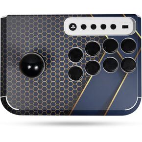Gaming Skin Compatible with Hori Fighting Stick Mini (PS5, PS4, PC) - Modern Hex - Premium 3M Vinyl Protective Wrap Decal Cover - Easy to Apply | Crafted in The USA by MightySkins