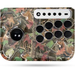 Gaming Skin Compatible with Hori Fighting Stick Mini (PS5, PS4, PC) - Buck Camo - Premium 3M Vinyl Protective Wrap Decal Cover - Easy to Apply | Crafted in The USA by MightySkins