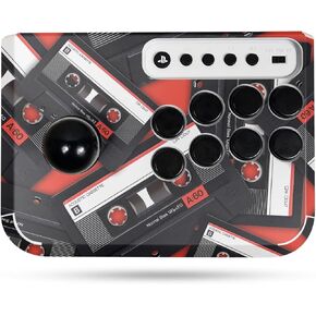 Gaming Skin Compatible with Hori Fighting Stick Mini (PS5, PS4, PC) - Mixtape - Premium 3M Vinyl Protective Wrap Decal Cover - Easy to Apply | Crafted in The USA by MightySkins