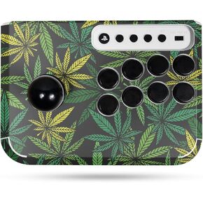 Gaming Skin Compatible with Hori Fighting Stick Mini (PS5, PS4, PC) - Cannabis Culture - Premium 3M Vinyl Protective Wrap Decal Cover - Easy to Apply | Crafted in The USA by MightySkins