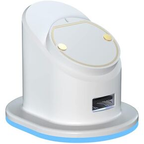 EZYEZII Mosue Power Metal RGB Stander Charging Dock Stander RGB MOD for Logitech GPW GPX G903 G502 Superlight Electronic Sport (White)