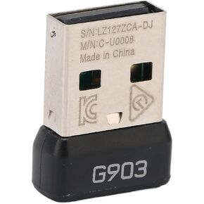 USB Receiver for Logitech G903 Mouse, 2.4G Mouse Receiver Adapter, USB Nano Receiver for Logitech G903, Portable and Compact, Plug and Play