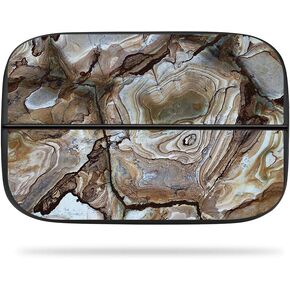 MightySkins Skin Compatible with Elgato Game Capture hd60s - Brown Marble | Protective, Durable, and Unique Vinyl Decal wrap Cover | Easy to Apply, Remove, and Change Styles | Made in The USA