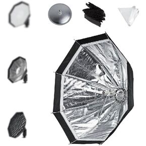 Godox AD-S7 19-inch Umbrella Softbox - Professional Lighting Accessory for Godox AD360II AD200 AD200Pro - Beauty Dish Effect, Quick Setup - Ideal for Portrait and Fashion Photography