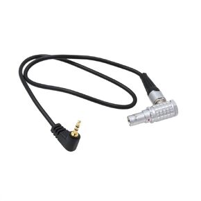LANC Run Stop Cable for Tiltaing Wooden Handle 2.0 Right Side Handle to Sony FX6 FX9 Canon C500 II C300 Mark III C400 Blackmagic BMCC Camera, 7 pin to 2.5mm, 40cm