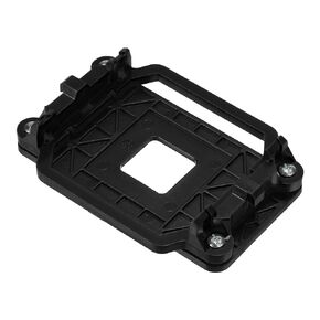 PATIKIL AM3 CPU Cooling Bracket Heatsink Bracket Cooling Mounting Sheet Plate Black Edge with 4 Screws for AM2 AM2+ AM3 AM3+ FM1 FM2 Motherboard Socket
