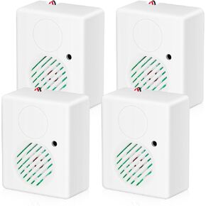 Halloween Sound Sensor, Horror Tricky Scary Sound Speaker Machine Screaming Speaker for Halloween Indoor Outdoor Party Decoration(4 Pcs)