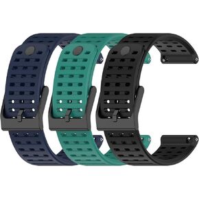FitTurn Watch Bands for KOSPET Tank M2/M3/M3 Ultra/T2/T3/T3 Ultra Smart Watch, Wrist Strap for AMAZTIM M2/T2 Soft Silicone Sport Watch Bands Replacement Bracelet for Men