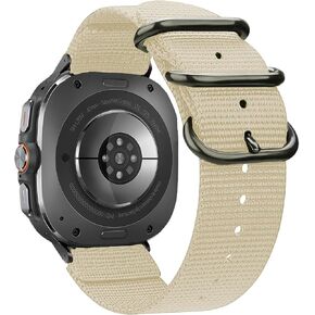 Band for Galaxy Watch Ultra Bands 47mm, Breathable Nylon Woven Loop Sport Replacement Watch Strap Women Men Samsung Galaxy Watch 7 Ultra 47mm 2024