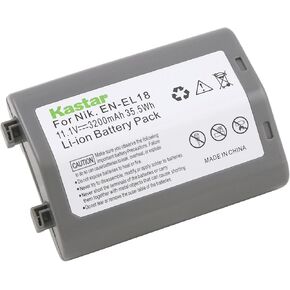 Kastar Battery (1-Pack) for Nik EN-EL18, EN-EL18a, ENEL18, ENEL18a, MH-26, MH-26a, MH26 and Nik D4, D4S, D5 Digital SLR Camera, Nik MB-D12, D800, D800E Battery Grip