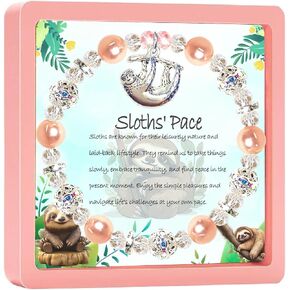 Sloth Bracelet for Women Sloth Lover Gifts Sloth Charm Jewelry Sloth Inspirational Gifts for Daughter Sister Niece Granddaughter Mom Best Friend Women Girls Birthday Cute Stuff in Kuwait