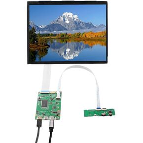 VSDISPLAY 9.7 Inch IPS LCD Screen 2048x1536 9.7'' LP097QX1/LTL097QL01/HQ097QX1 with Type-C Mini HD-MI LCD Controller Board VS-RTD2556HC-V2