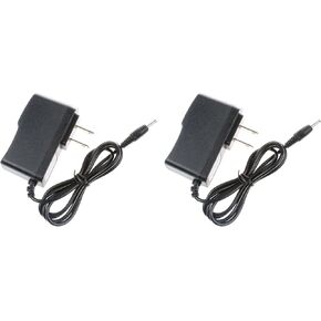 NOYITO AC to DC 5V 1.5A 1500mA Adapter Converter AC120V 100-240V to 5V 7.5W Power Supply DC interface 3.5 x 1.35mm Wire Length 4.9ft (Pack of 2)