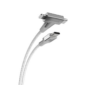 Scosche MMMC-SP SmartSync 4-in-1 USB-C, Mini USB, Mini B & Micro USB to USB Charge & Sync Cable 3-ft. Black
