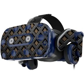 MightySkins Skin Compatible with HTC Vive Pro VR Headset - Black Wall | Protective, Durable, and Unique Vinyl Decal wrap Cover | Easy to Apply, Remove, and Change Styles | Made in The USA