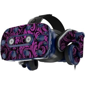 MightySkins Skin Compatible with HTC Vive Pro VR Headset - Purple Style | Protective, Durable, and Unique Vinyl Decal wrap Cover | Easy to Apply, Remove, and Change Styles | Made in The USA
