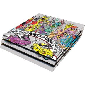 MightySkins Skin Compatible with Sony Playstation 4 Pro PS4 wrap Cover Sticker Skins Punks in The Trunk