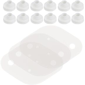 SING F LTD 20 Sets to-3 Mica Washer Thermal Insulator Granules Kit 44.5x31.5mm Mica Insulator Sheet for to-3 and TO-204AA Style Transistors/Voltage Regulators Semiconductors