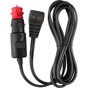 DC Power Cord Power Cable 11.5 ft Length 12V/24V for Car Refrigerator Car Fridge Freezer Compatible with Alpicool, Bodega, Euhomy, BougeRV, ARB, Dometic, ICECO, Setpower, JoyTutus, BLACK