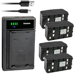 Kastar 1-Pack Battery and Smart USB Charger Replacement for Panasonic VZ-LDS15 PV-10 PV-10B PV-10PX PV-14 PV-17 PV-18 PV-19 PV-20 PV-21 PV-22 PV-31 PV-32 PV-332 PV-333 PV-362 PV-40 PV-41 PV-42 PV-43 in Kuwait