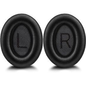 Replacement Ear Cushions Kit Made for Bose QuietComfort 35 (QC35) & Quiet Comfort 35 II (QC35 ii) Series Headphones, Soft Protein Leather Foam Ear Pads (Gray)
