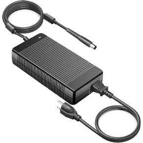 for Dell 330W AC Adapter,HKY 330W Laptop Charger for DELL Alienware M17 M18X X17 X51 M15 R1 R2 R3 R4 R5 Area-51m G15 G16 5530 7630 7620 DA330PM190 LA330PM190 DA330PM111 LA330PM160 Power Supply Cord