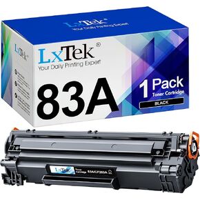 LxTek Compatible Toner Cartridge Replacement for HP 83a cf283a Toner Cartridge Compatible with Laserjet Pro MFP M125nw M201dw M225dw M201n M125a M127fw M127fn (1 Black, High Yield)