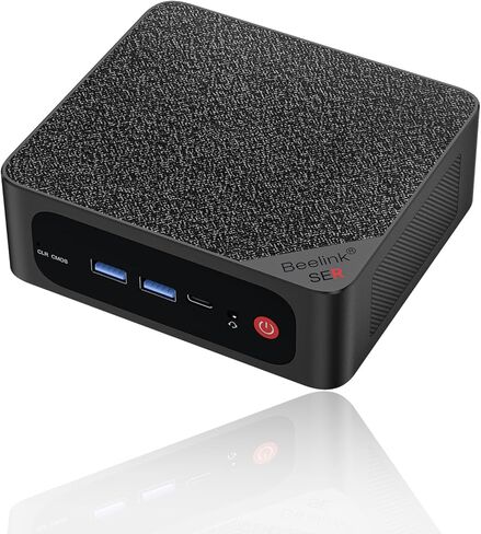 Beelink SER6 Mini PC, AMD Ryzen 9 6900HX(Up to 4.9GHz) 8C/16T, Mini Desktop Computer 16GB DDR5 RAM 500GB M.2 NVMe SSD, Small Gaming PC 4K@144Hz Triple Display/BT5.2/WiFi6/Office/Home/HTPC/W11 Pro in Kuwait