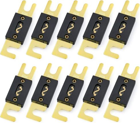 Baomain ANL Fuse ANL-60 60 Amp 60A for Car Vehicles Audio System Sheet Gold Tone 2 Pack in Saudi Arabia