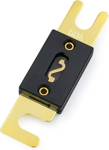 Baomain ANL Fuse ANL-60 60 Amp 60A for Car Vehicles Audio System Sheet Gold Tone 2 Pack in Saudi Arabia