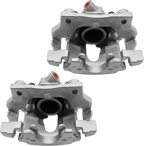 Brake Caliper Fit for 2007-2012 Mercedes-Benz GL450;2008-2012 Mercedes-Benz GL550 Brake Calipers -Rear Driver and Passenger Side- 19B3314 & 19B3315 Disc Brake Caliper Assembly with Bracket 2PC in Kuwait