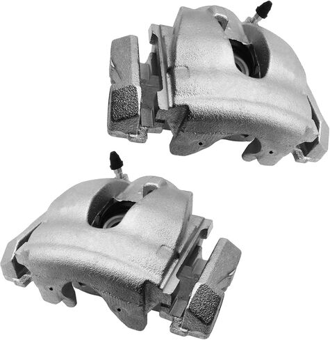 Brake Caliper Fit for 2007-2012 Mercedes-Benz GL450;2008-2012 Mercedes-Benz GL550 Brake Calipers -Rear Driver and Passenger Side- 19B3314 & 19B3315 Disc Brake Caliper Assembly with Bracket 2PC in Kuwait