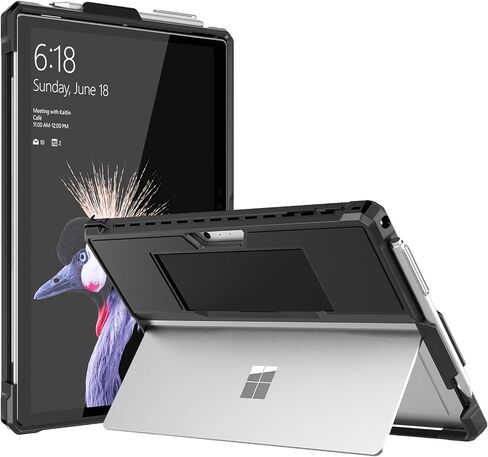 حافظة TiMOVO لجهاز Microsoft Surface Pro 7 / Pro 7 Plus/Pro 6 / Pro 5 / Pro 4 / Pro LTE، حافظة حماية متينة مع حامل قلم وحزام يد مرن، متوافقة مع لوحة مفاتيح نوع الغطاء in Saudi Arabia