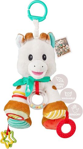 Sophie la girafe | Sweetie Pouet Rattle | Soft, Fun & Easy to Grasp | Awaken All 5 Senses in Saudi Arabia