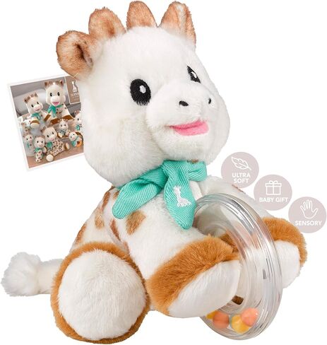 Sophie la girafe | Sweetie Pouet Rattle | Soft, Fun & Easy to Grasp | Awaken All 5 Senses in Saudi Arabia