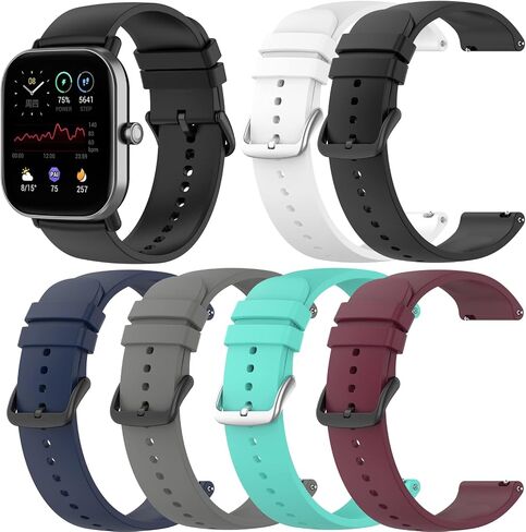 Chofit Soft Silicone Bands Compatible with QXQ T60 Watch Bands for Women Men,Quick Release Wristbands Adjustable Replacement Bands Strap for QXQ T60 Smart Watch Band Accessories in Saudi Arabia