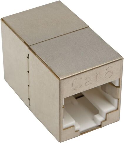 Tripp Lite Cat6 Gigabit Ethernet Straight-Through Modular In-Line Coupler Compact RJ45 White F/F TAA (N234-001-WH) in Kuwait