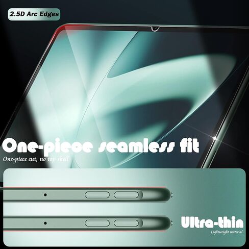 Orzero (2 Pack Compatible for OnePlus Pad 11.61 inch Screen Protector, Tempered Glass 2.5D Arc Edges 9 Hardness HD Bubble-Free in Saudi Arabia