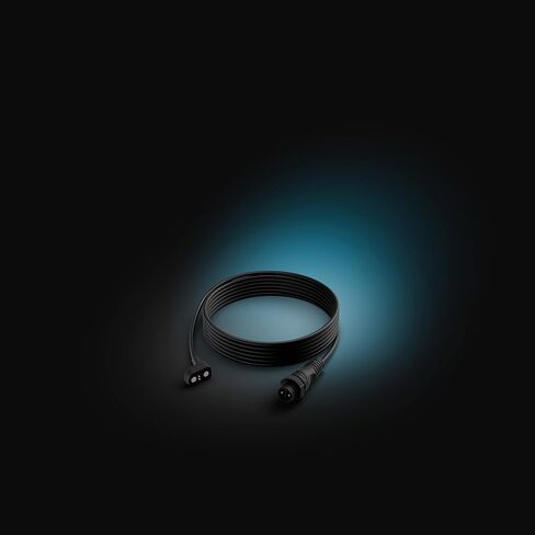 كابل Philips Hue Secure Camera المضاد للسقوط، فضي - عبوة واحدة - مصنوع للاستخدام في الهواء الطلق - يتم توصيله بوحدة إمداد الطاقة منخفضة الجهد من Philips Hue in Kuwait