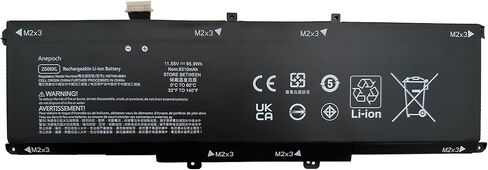 ZG06XL Laptop Battery Replacement for HP Elitebook 1050 G1 ZBook Studio G5 X360 G5 Series ZG06095XL HSTNN-1B8H HSTNN-IB8H HSN-Q11C L07046-855 L07351-1C1 11.55V 95.9Wh 8310mAh 6-Cell in Saudi Arabia