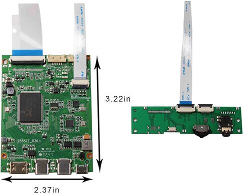 VSDISPLAY 9.7 بوصة IPS LCD شاشة 2048x1536 9.7 بوصة LP097QX1/LTL097QL01/HQ097QX1 مع لوحة تحكم LCD Mini HD-MI من النوع C VS-RTD2556HC-V2 in Saudi Arabia