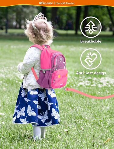حقيبة ظهر SKYSPER صغيرة للأطفال الصغار مع مقود آمن مضاد للضياع للأطفال أثناء السفر لمرحلة ما قبل المدرسة ورياض الأطفال للبنين والبنات in Kuwait