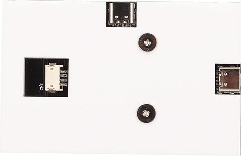 Computer Temp Monitor, 3.5in USB Type C IPS Mini Screen Display, PC Temperature Display for CPU Hard Disk Data Monitor (White Set) in Saudi Arabia