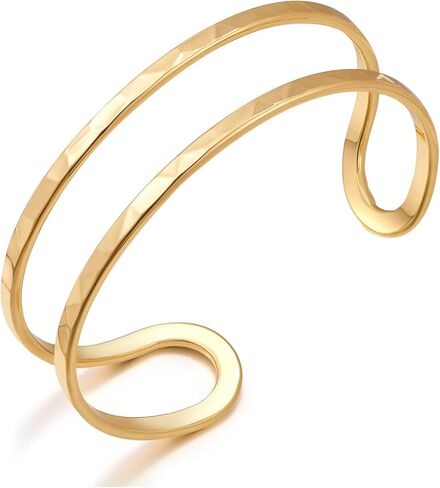 Gold Statement Knot Cuff Bracelet for Women Vintage Open Knot Bangle Bracelet Boho Jewelry Gift in Saudi Arabia