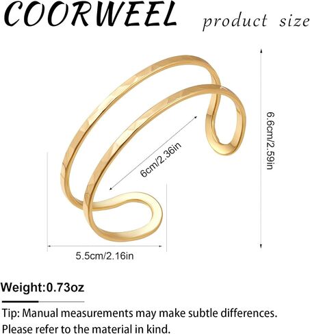 Gold Statement Knot Cuff Bracelet for Women Vintage Open Knot Bangle Bracelet Boho Jewelry Gift in Saudi Arabia