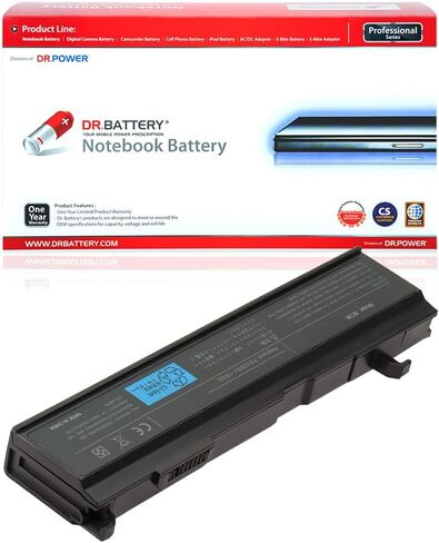 استبدال بطارية PA3399U-1BRS PA3399U-2BRS PA3478U-1BRS لسلسلة Toshiba Satellite A100 A105 A110 A80 M100 M105 M110 M115 M40 M50 - سعة عالية [10.8 فولت/71 وات] in Kuwait