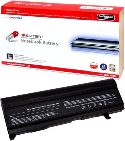 استبدال بطارية PA3399U-1BRS PA3399U-2BRS PA3478U-1BRS لسلسلة Toshiba Satellite A100 A105 A110 A80 M100 M105 M110 M115 M40 M50 - سعة عالية [10.8 فولت/71 وات] in Saudi Arabia