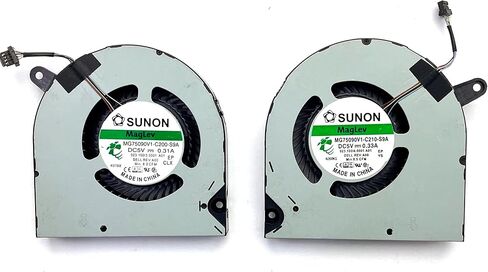 BestParts New CPU+GPU Cooling Fan Replacement for Dell G5 15 5500 (RTX 2060/2070 GPU Series), P/N: 0PC01D 0F3DF0 in Saudi Arabia
