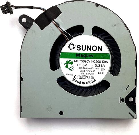 BestParts New CPU+GPU Cooling Fan Replacement for Dell G5 15 5500 (RTX 2060/2070 GPU Series), P/N: 0PC01D 0F3DF0 in Saudi Arabia